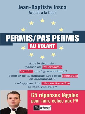 cover image of Permis/pas permis au volant